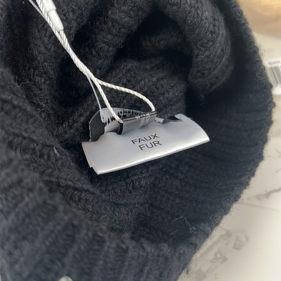 CAROLYN ROWAN COLLECTION Faux Fur Pom-Pom & Embellished Knit Beanie - Picture 9 of 10